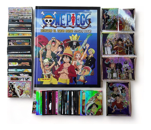 Álbum One Piece Nuevo Mundo Completo A Pegar Tapa Dura 