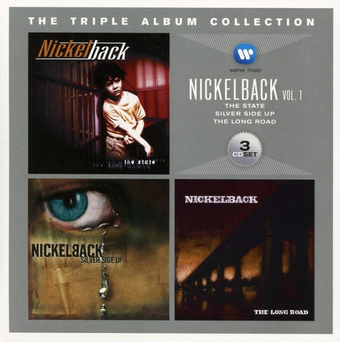 Nickelback Vol.1 Cd X3 Triple Album Collection Nuevo