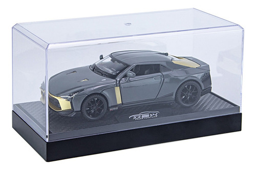 X Nissan Gtr50 1/32 Miniatura Metal Coche Con Luces Y Sonido