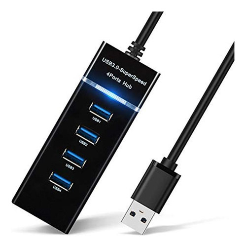 4 Port Usb Hub Adapter - Micro Usb 3.0 Hub Multiport Adapter