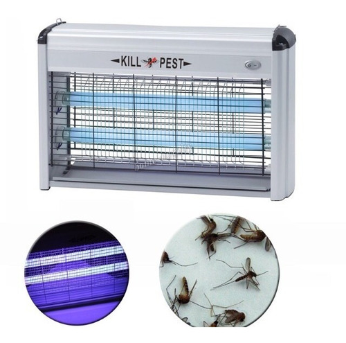 Lampara Mata Moscas Insectos Modelo 2x15 30w Kill Pest