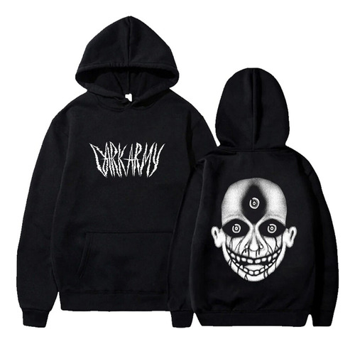 Sudadera Con Capucha Lil Darkie Dark Army Metal Small Dark O