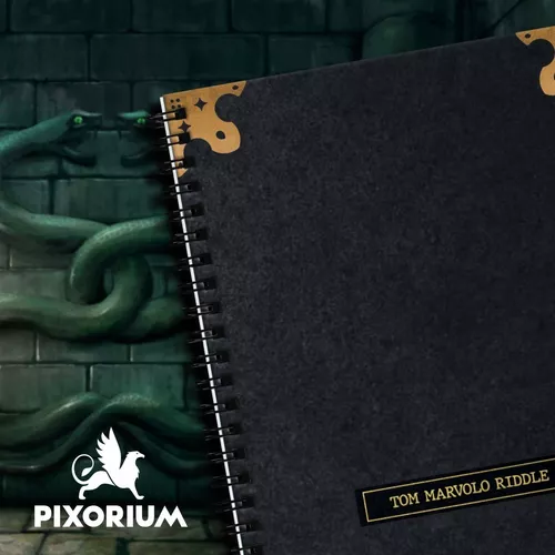 HARRY POTTER - Tom Riddle Diario Cuaderno y boligrafo varita