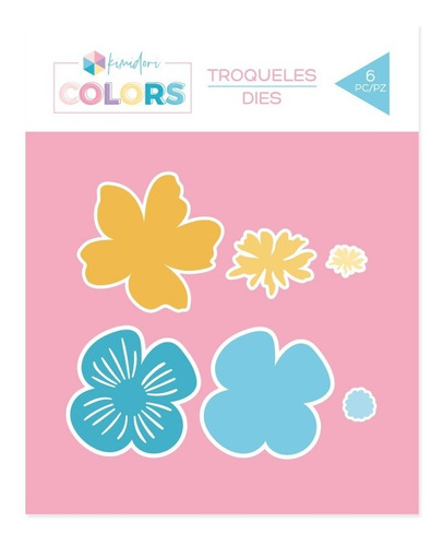  Troquel Kimidori Colors Flores Por Capas