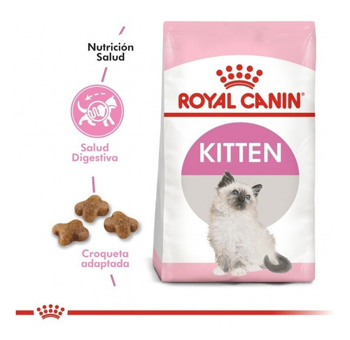 Imagen 3 de 3 de Alimento Royal Canin Feline Health Nutrition Kitten 36 para gato de temprana edad sabor mix en bolsa de 1.5 kg