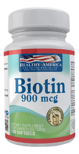 Biotina 900mcg 100 Softgels - Unidad a $330