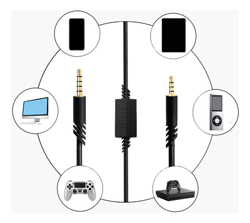 Cable De Audio Para Audífonos, Para Astro A10, A40 Y A