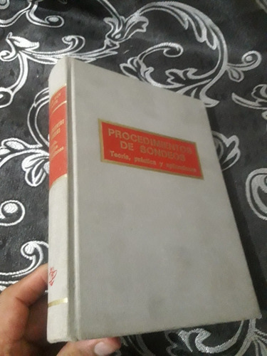 Libro Procedimientos De Sondeos Teoría Practica Y Aplicación (Usado)