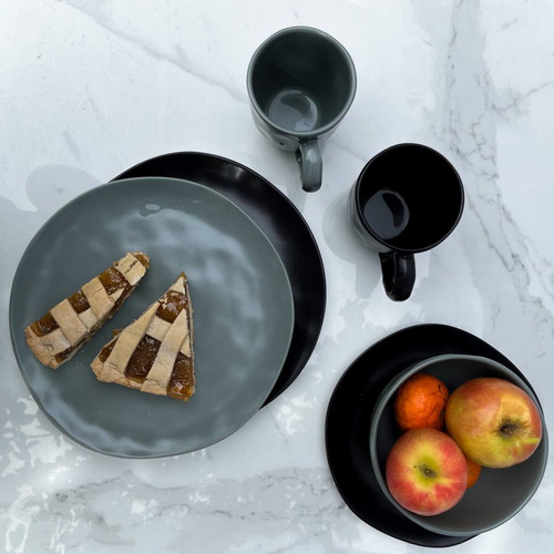 Juego De Vajilla Ceramica 16 Platos Finos Para 4 Personas