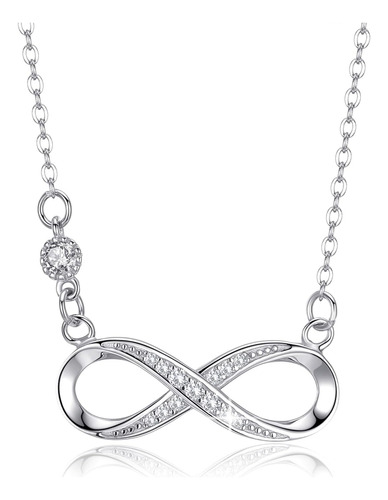 Collar Lynwei Infinity Para Mujer, Collares Con Colgante De
