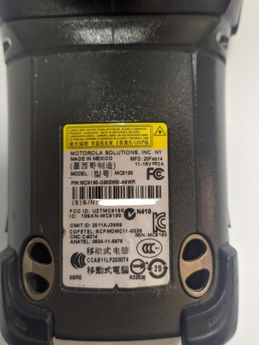 Coletor De Dados Mc9190 Motorola Symbol Mc9190-g90sweqa6wr