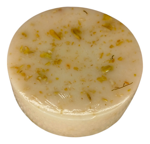 Jabón Natural Avena Manzanilla Caléndula 100g Redondo 3pzas