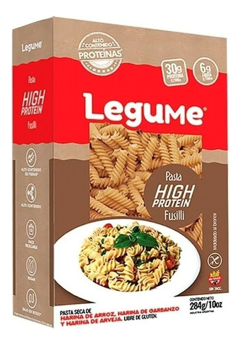 Fideos Proteicos High Protein Sin Tacc Legume