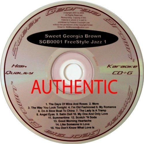 Sweet Georgia Brown / Sgb001 (karaoke Cd&g)