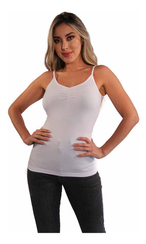 Blusa Mujer Tiras Recogido Busto Irreal