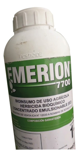 Emerion 7700 Herbicida Orgánico X4 Litros