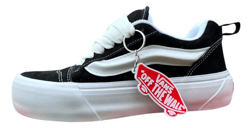 Vans Knu Skool Negro C/blanco Originales Importadas