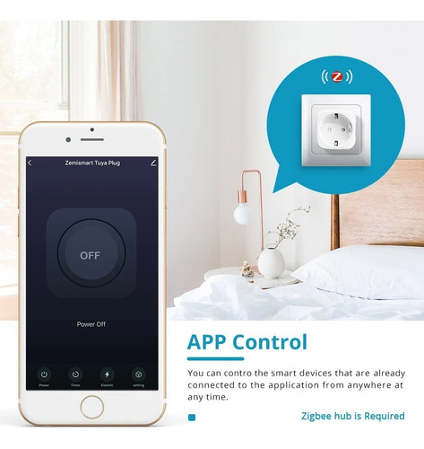 Imagen 2 de 7 de Enchufe Inteligente Wifi Domótica Calefón Aire Alexa Google