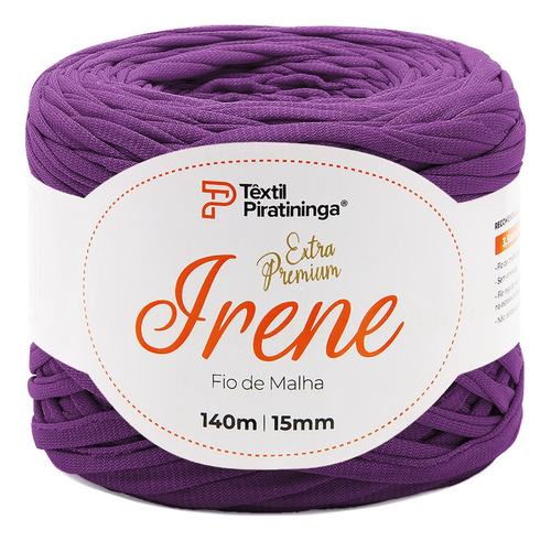 Fio De Malha Irene Extra Premium Têxtil Piratininga 140mts Cor Violeta