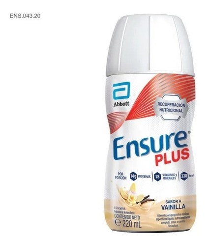 Ensure Plus Abbott X 220ml Venta Por Unidad O Caja Cerrada 