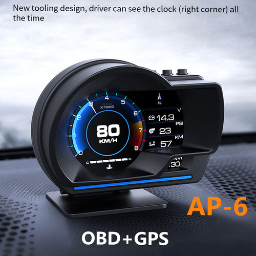 A Código De Conducción Hud Display Obd Head Up Car Overspeed