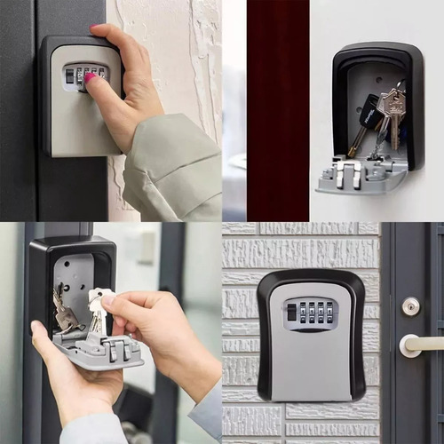 Candado De Combinación Con Caja De Seguridad Para