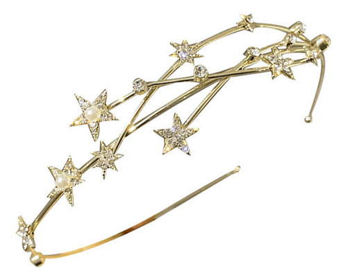 Elegante Diadema Con Forma De Perlas Para Decorar Accesorios