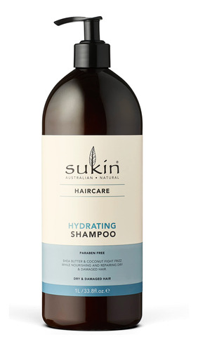 Sukin Champu Hidratante Para El Cuidado Del Cabello, 33.82 O