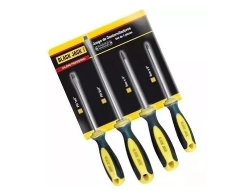 Set Juego Destornillador Por 4 Piezas