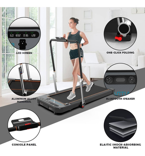 Imagen 10 de 10 de Cinta De Correr Motor Eléctrica Caminadora Plegable Jbh P*