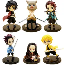 Comprar Set De 6 Unidades\u002Fset Demon Slayer Kimetsu No Yaiba Figura