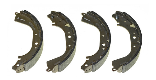 Balatas Tambor Tra Nissan Frontier V6 3.3l 00/04 Brembo