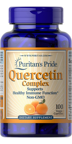 Vitamina C 500mg Con Quercetina Complex Antioxidante 100 Ct 