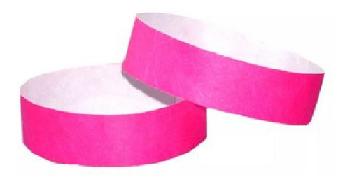 Pulseira De Identificação Pink Neon - 50 Unidades - Embramaf