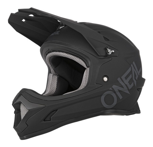 Casco Oneal Sonus Solid Negro Mate De Bicicleta Downhill Color Negro Talla L (59-60cm)