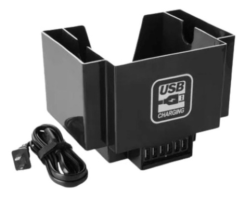 Organizador De Bar Con 6 Puertos Usb