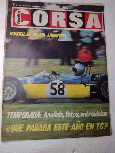 Revista Corsa Nº44 21 De Febrero 1967