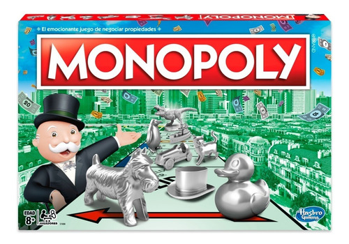 Juego De Mesa Hasbro Gaming Monopoly Clásico C1009 Español (Usado)