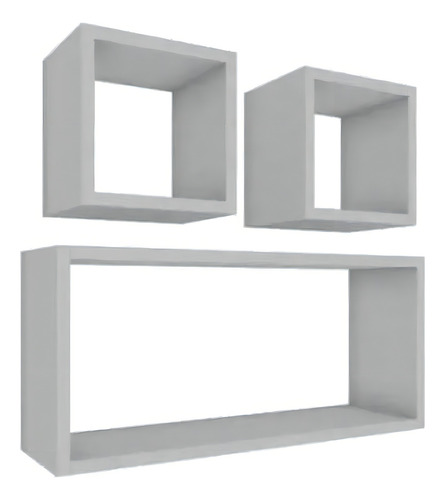 Kit de decoración de sala de estar con 30 nichos, color blanco