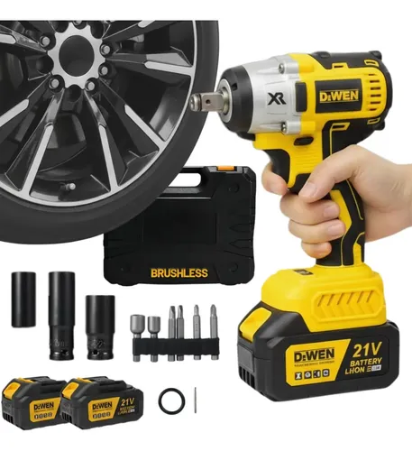 Chave de Impacto A Bateria Profissional 1/2 Motor Brushless 450 - foto 1