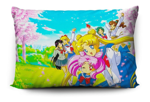 Imagen 1 de 5 de Funda De Almohada Sailor Moon 70x45cm Vudú Love 