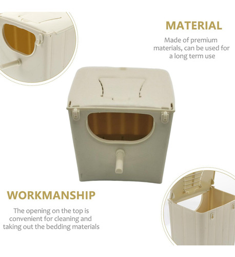 Birds Toys Nest Bottom Hollow Design With Breeding Box