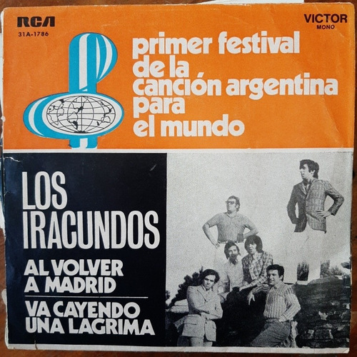 Simple Sobre Los Iracundos Rca Victor 1786 C24