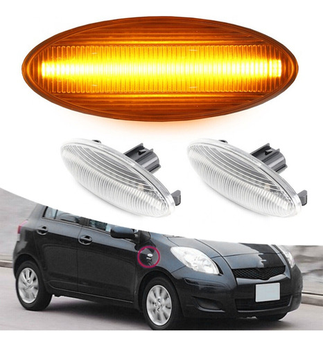 Cocuyo Led Toyota Yaris 2006 2007 2008 2009 Claro Y Ahumado.