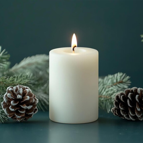 Conjunto De 6, 2.75 X 3.25 Velas Sin Perfume, Velas De Pil