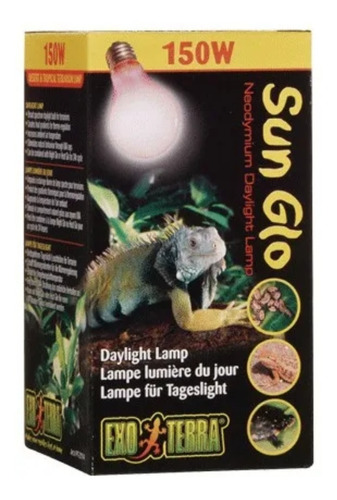 Foco De Termoregulacion Terrario Sun Glo 150w Uva Exo Terra