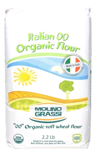 Molino Grassi Organic Soft Wheat Flour 00 1 Kg