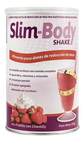 Slim Body Shake 500gr Sabor Frutilla