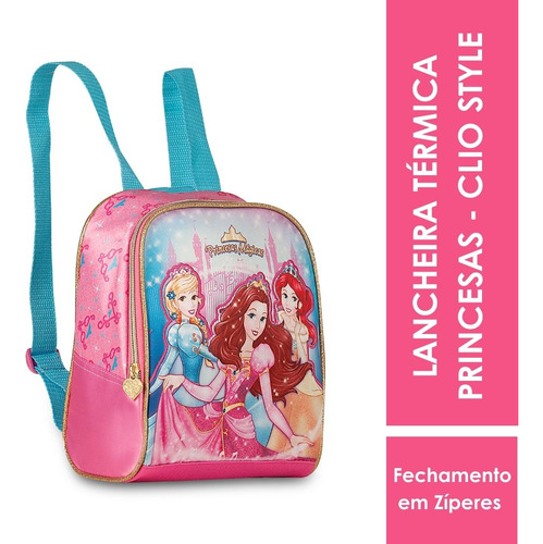 Lancheira Térmica Princesas Mágicas Escolar/passeio - Clio