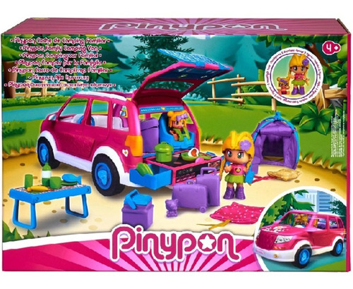 Pinypon Vehiculo De Camping C/ Acces Auto + 2 Figuras Ed 
